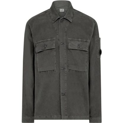 CP COMPANY Corduroy Overshirt Men Overshirts Olive Night 670 for sale