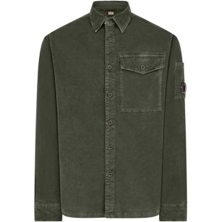 CP COMPANY Corduroy Shirt Men Cord Shirts - Long Sleeve Grape Leaf 674 for sale