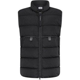 CP COMPANY Cp Chrome Dwn Vest Sn34 Men Gilets - Heavyweight Black 999 for sale