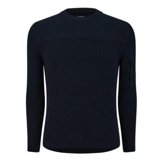 CP COMPANY Cp Company Knitwear - Crew Neck Men Jumpers Ttl Eclipse 888 for sale