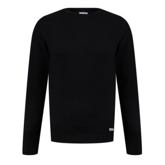 CP COMPANY Cp Company Knitwear - Crew Neck Men Knitted Tops Black 999 for sale