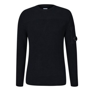 CP COMPANY Cp Company Knitwear - Crew Neck Men Knitted Tops Ttl Eclipse 888 for sale