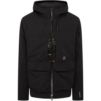 CP COMPANY Cp Company Micro-M Hooded Down Jacket Men Down Jackets Black 999 for sale