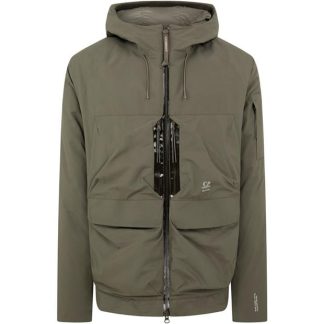 CP COMPANY Cp Company Micro-M Hooded Down Jacket Men Down Jackets Olive Night 670 for sale