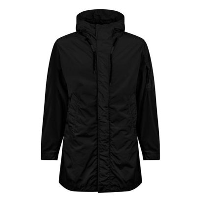 CP COMPANY Cp Company Outerwear - Long Jacket Men Parka Jackets Black 999 for sale