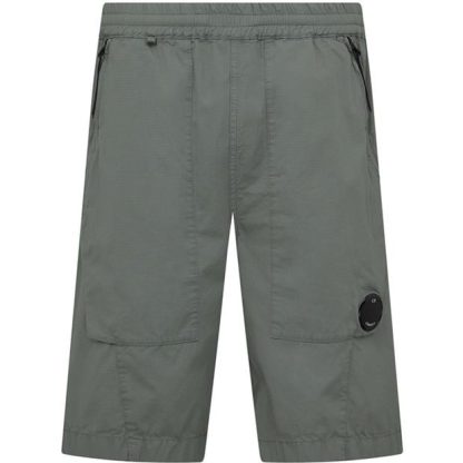 CP COMPANY Cp Company Rip-Stop Shorts Sn42 Men Cargo Shorts Agave Grn 627 for sale