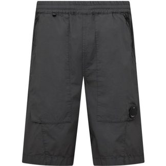 CP COMPANY Cp Company Rip-Stop Shorts Sn42 Men Cargo Shorts Black 999 for sale