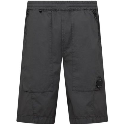 CP COMPANY Cp Company Rip-Stop Shorts Sn42 Men Cargo Shorts Black 999 for sale