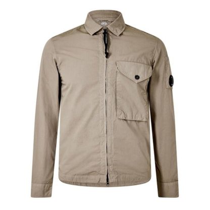 CP COMPANY Cp Company Shirts - Long Sleeve Men Cobblestone 330  for sale