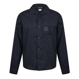 CP COMPANY Cp Company Shirts - Long Sleeve Men Overshirts Ttl Eclipse 888 for sale