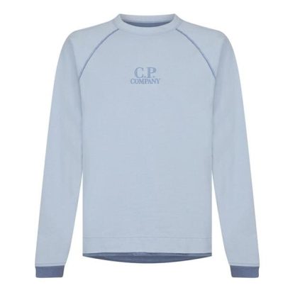 CP COMPANY Cp Company Sweatshirts - Crew Neck Men Cosmic Sky 750  for sale