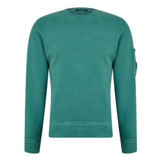 CP COMPANY Cp Company Sweatshirts - Crew Neck Men Crew Sweaters Frst Spruce 673 for sale