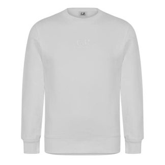 CP COMPANY Cp Company Sweatshirts - Crew Neck Men Crew Sweaters Gauze White 103 for sale