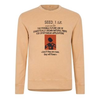 CP COMPANY Cp Company Sweatshirts - Crew Neck Men Flame Ornge 425  for sale