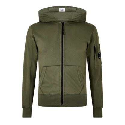 CP COMPANY Cp Company Sweatshirts - Hooded Open Men Zip Hoodies Bronz Green 648 for sale