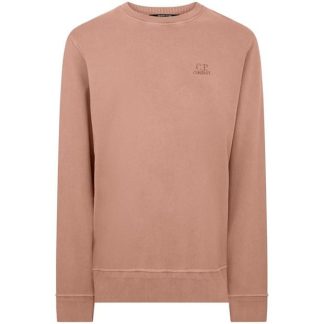 CP COMPANY Cp Emb Logo Sweat Sn32 Men Crew Sweaters Pale Mauve 509 for sale