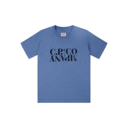 CP COMPANY Cp Fact Lgo Tee Jn34 Kids Riviera 818  for sale