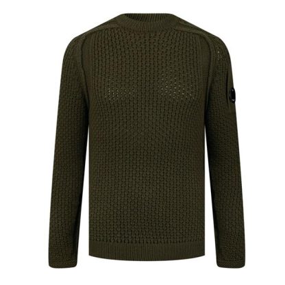 CP COMPANY Cp Lambswool Sweater Sn99 Men Ivy Green 683  for sale