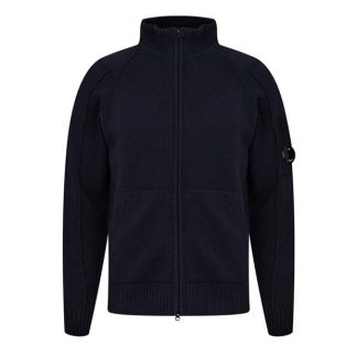 CP COMPANY Cp Lambswool Zip Jmp Sn99 Men Full Zip Fleece Tops Ttl Eclipse 888 for sale