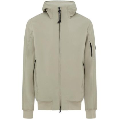 CP COMPANY Cp Lens Sftshell Hw Sn34 Men Softshell Jackets Silver Sage 335 for sale