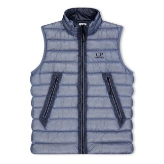 CP COMPANY Cp Ripstock Gilet Jn44 Kids Flnt Stne 41390  for sale