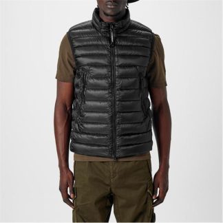 CP COMPANY Dd Shell Gilet Men Gilets - Lightweight Black 999 for sale