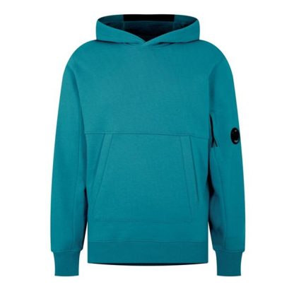 CP COMPANY Diagonal Raised Fleece Hoodie Men OTH Hoodies Blue for sale