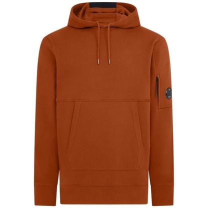 CP COMPANY Diagonal Raised Fleece Hoodie Men OTH Hoodies Bombay Brwn 438 for sale