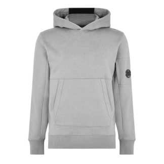 CP COMPANY Diagonal Raised Fleece Hoodie Men OTH Hoodies Drizzle Gry 913 for sale