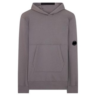 CP COMPANY Diagonal Raised Fleece Hoodie Men OTH Hoodies Griff Grey 937 for sale