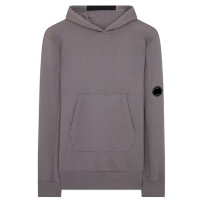 CP COMPANY Diagonal Raised Fleece Hoodie Men OTH Hoodies Griff Grey 937 for sale