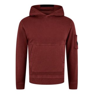 CP COMPANY Diagonal Raised Fleece Hoodie Men OTH Hoodies Henna 349 for sale