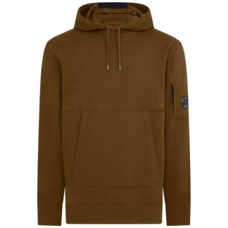 CP COMPANY Diagonal Raised Fleece Hoodie Men OTH Hoodies Toffee 351 for sale