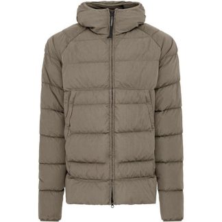 CP COMPANY Eco-Chrome R Hooded Down Goggle Jacket Men Down Jackets Silver Sage 335 for sale