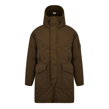 CP COMPANY Flatt Down Parka Jacket Men Ivy Green 683  for sale