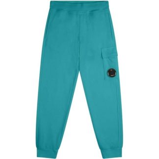 CP COMPANY Fleece Cargo Jogging Bottoms Kids Closed Hem Fleece Jogging Bottoms Tile Blue 825 for sale