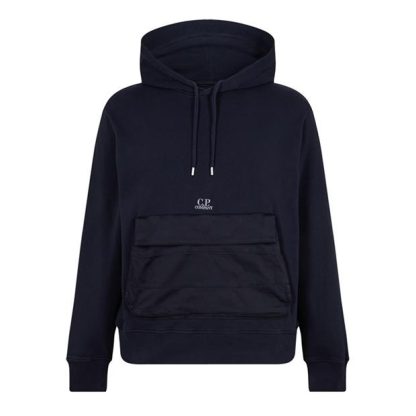 CP COMPANY Fleece Mixed Hoodie Men OTH Hoodies Total Eclip 888 for sale