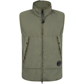 CP COMPANY G.D.P. Lightweight Gilet Men Gilets - Lightweight Brnze Green 648 for sale