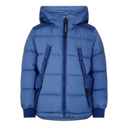 CP COMPANY Goggle Down Jacket Kids Puffer Jackets - Heavyweight Riviera 818 for sale