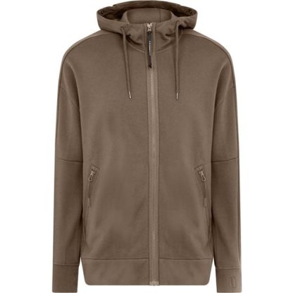 CP COMPANY Goggle Hoodie Men Zip Hoodies Butternut 653 for sale