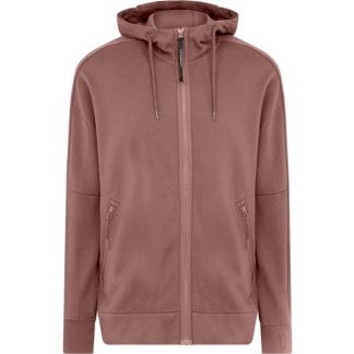 CP COMPANY Goggle Hoodie Men Zip Hoodies Cedar Wood 476 for sale