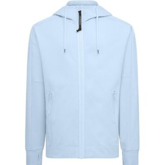 CP COMPANY Goggle Hoodie Men Zip Hoodies Strlght Blu 806 for sale