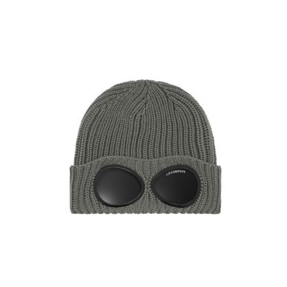 CP COMPANY Goggle Knit Hat Unisex Beanies Shadow Grey M92 for sale