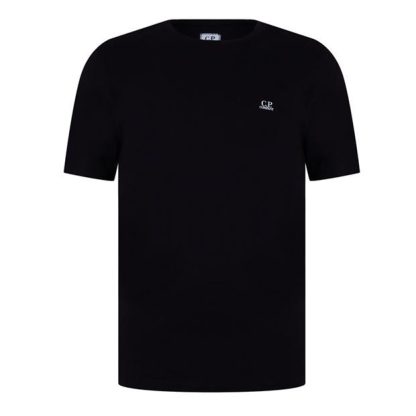 CP COMPANY Goggle Print T-Shirt Men Regular Fit T-Shirts Black 999 for sale