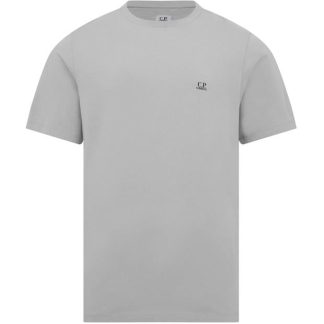 CP COMPANY Goggle Print T-Shirt Men Regular Fit T-Shirts Grey Mel M93 for sale