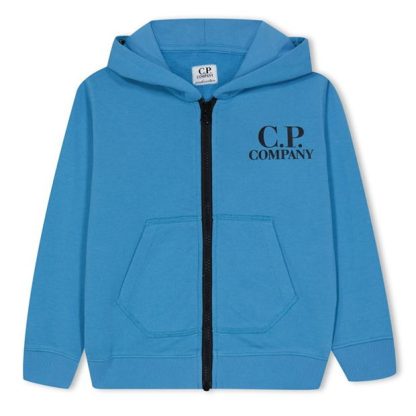 CP COMPANY Goggle Zip Hoodie Boys Kids Zip Hoodies Ngra Blue 40631 for sale