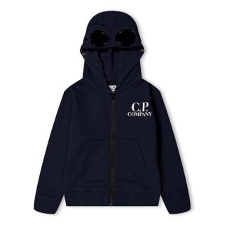 CP COMPANY Goggle Zip Hoodie Boys Kids Zip Hoodies Ttl Eclps 41150 for sale