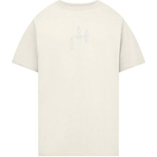 CP COMPANY Graphic Print T-Shirt Men Regular Fit T-Shirts Gauze White 103 for sale