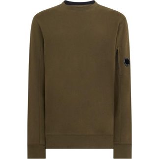 CP COMPANY Heavyweight Lens Sweatshirt Men Crew Sweaters Butternut 653 for sale