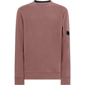 CP COMPANY Heavyweight Lens Sweatshirt Men Crew Sweaters Cedar Wood 476 for sale